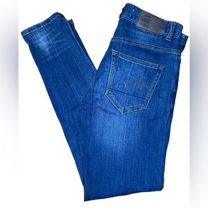 G Star Raw Women’s Straight‎ Leg Jeans Size 31x32 Cotton Blended Material
